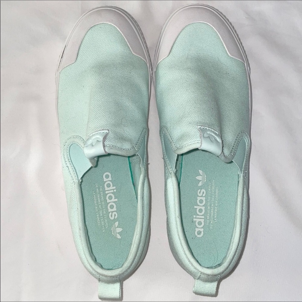 Adidas Nizza Canvas Slip On Sneakers Shoes